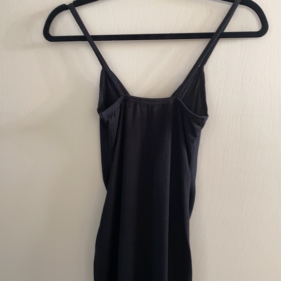 🩷🩵Pretty Little Thing - Black Strappy Ruched Midi Dress - Picture 6 of 9